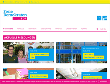 Tablet Screenshot of fdp-maintal.de